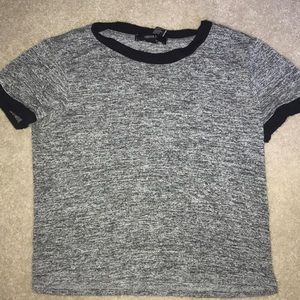 Adorable grey crop top